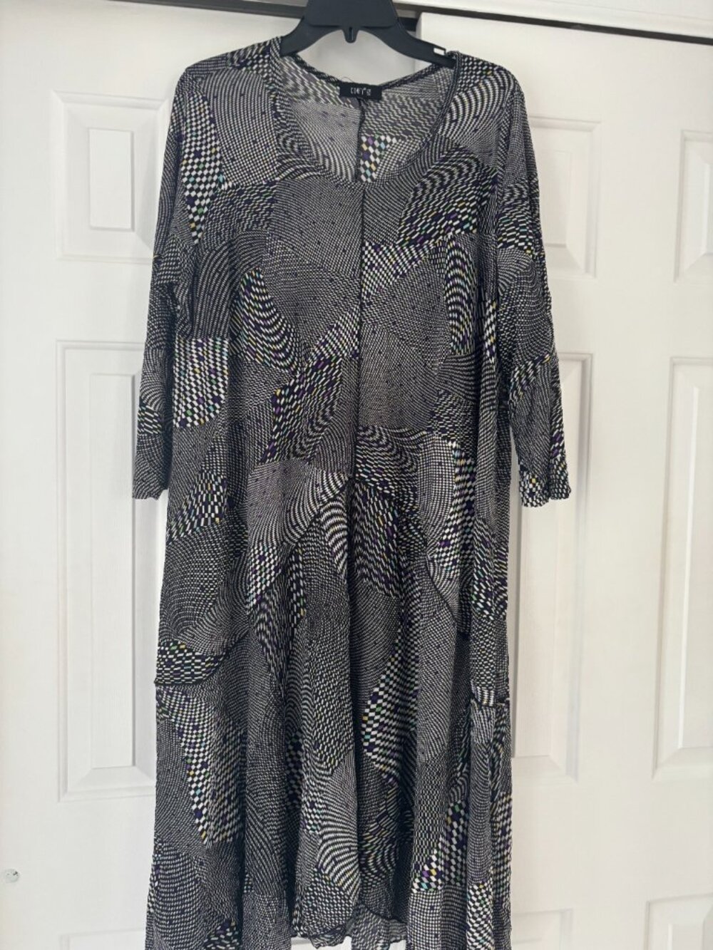 EUC Comfy USA mesh multi colored dress sz 1X